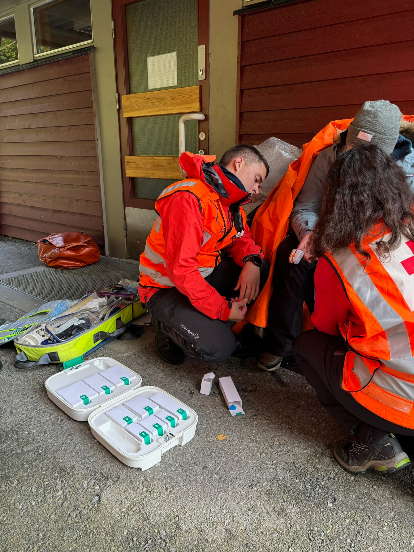 Førstehjelpere med Aidencys løsning i felten